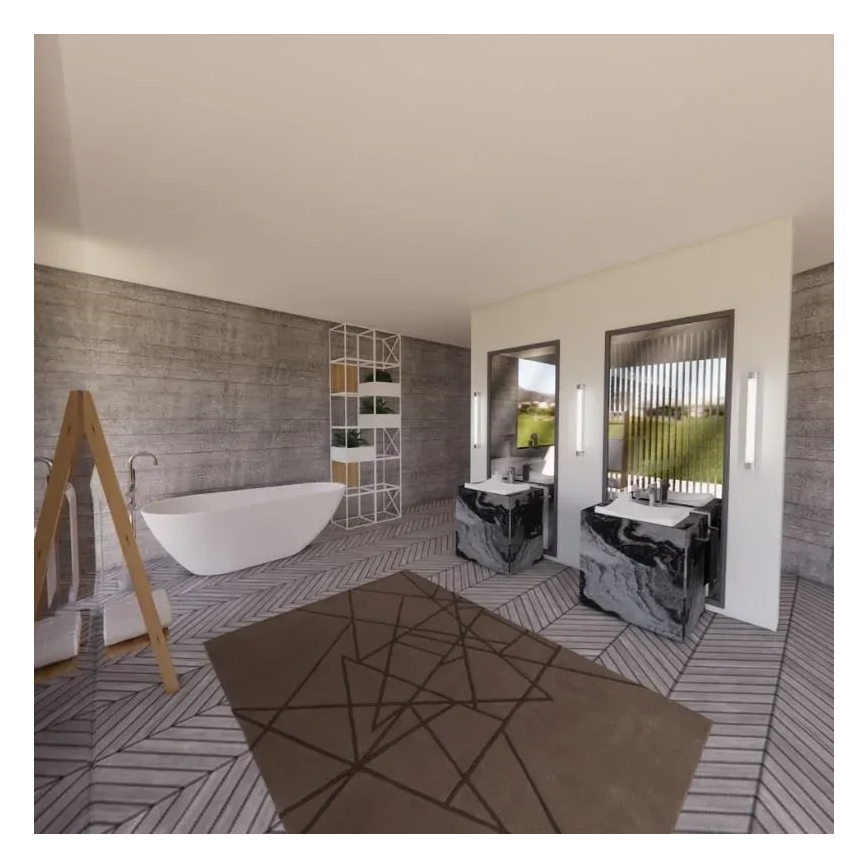 LED Badrumsspegelbelysning LED/15W/230V 4000K IP44