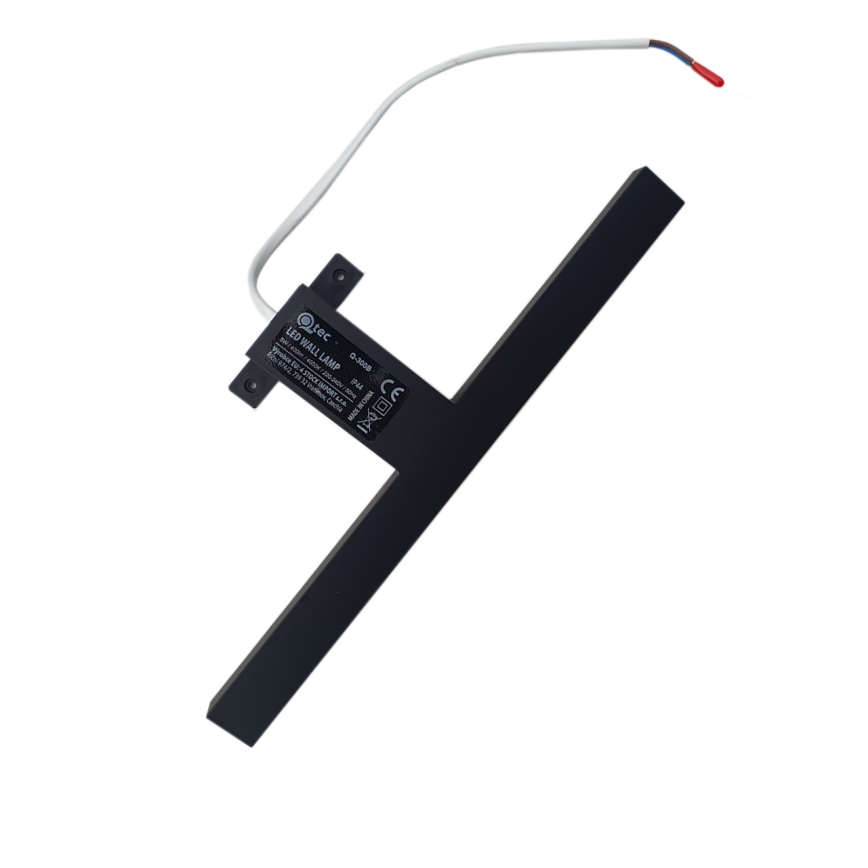 LED Badrumsspegelbelysning LED/8W/230V 4000K 50 cm IP44 svart