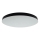 LED badrumstaklampa FLUME LED/10W/230V Ø 22,5 cm IP44 svart
