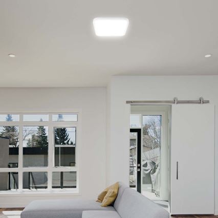 LED Badrumsplafond SAMSUNG CHIP LED/18W/230V IP44 6500K 25x25 cm vit
