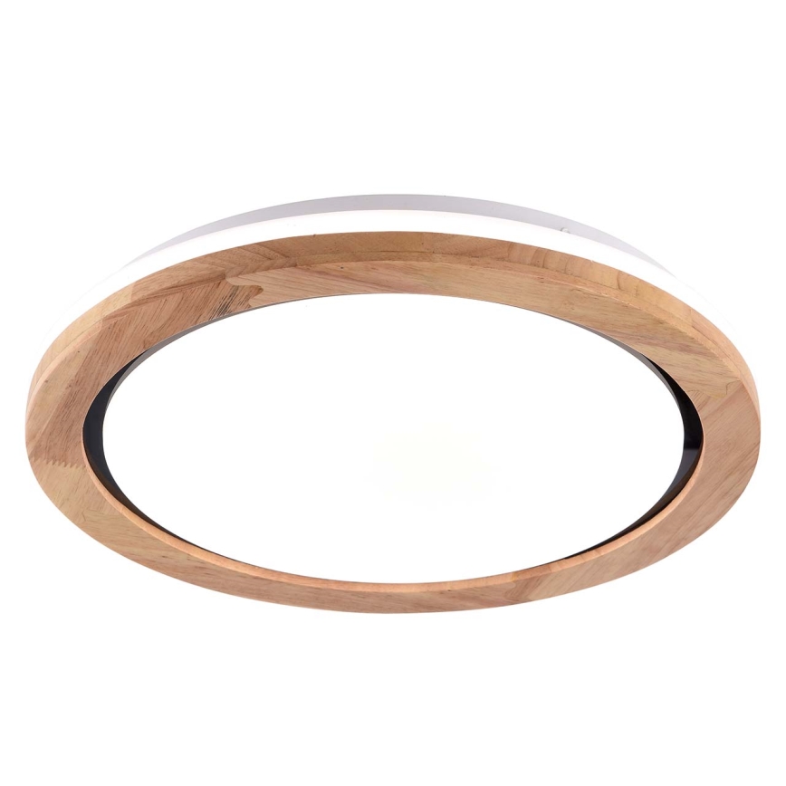 LED badrumsarmatur i ek — taklampa, 24 W, 230 V, Ø 39 cm, IP44