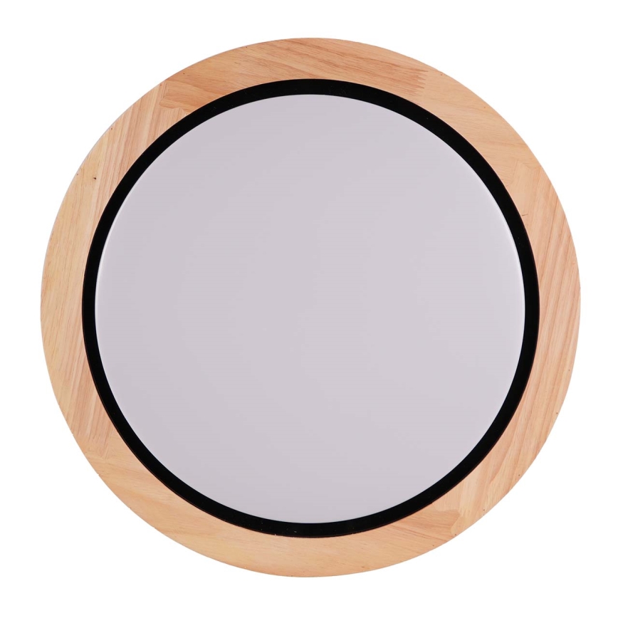 LED badrumsarmatur i ek — taklampa, 24 W, 230 V, Ø 39 cm, IP44