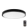 LED Badrumstaklampa med sensor SAMSUNG CHIP LED/36W/230V IP44 4000K Ø 42 cm svart + fjärrkontroll