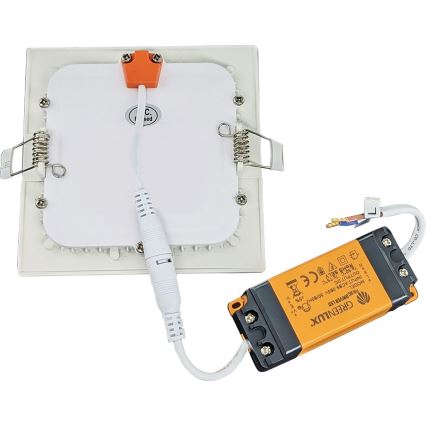 LED Badrumsinfälld armatur VEGA LED/24W/230V 2800K Ø 29,8 cm IP44