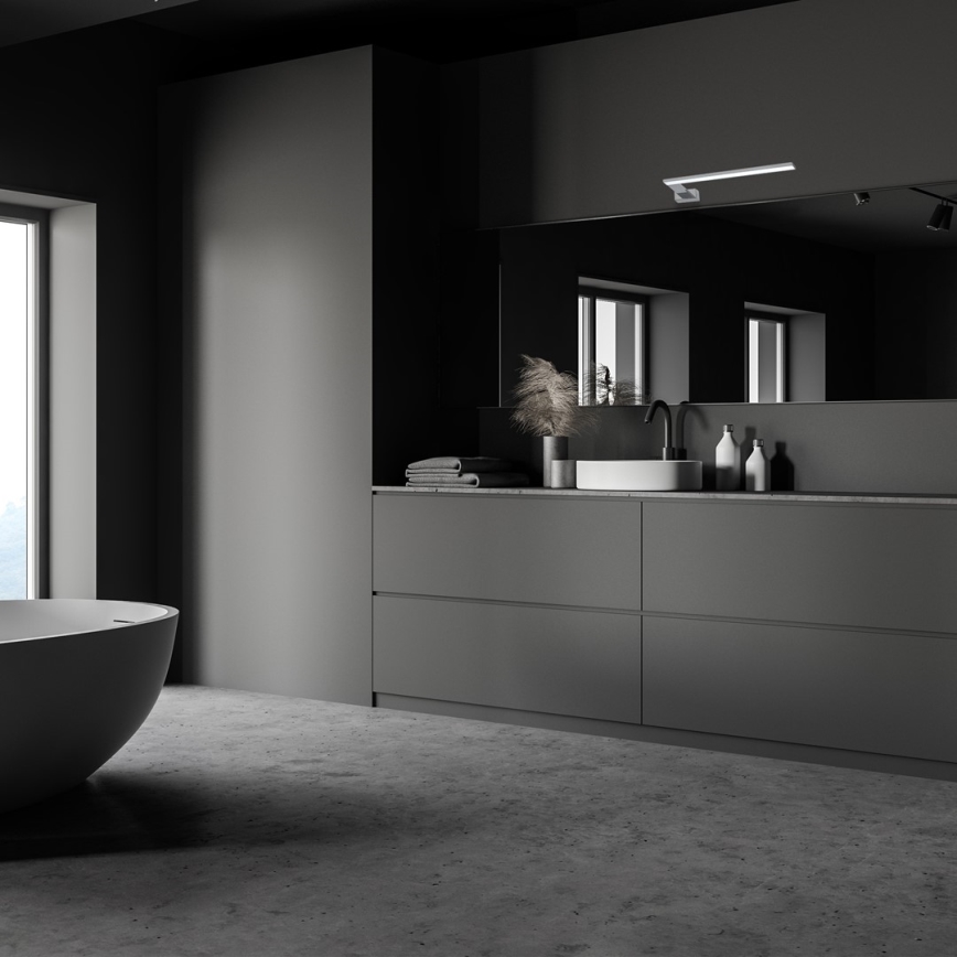 LED badrumsväggarmatur SHINE LED/11W/230V 45 cm IP44 polerad krom