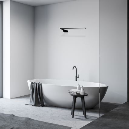 LED badrumsvägglampa SHINE 11W/230V 45 cm IP44 svart