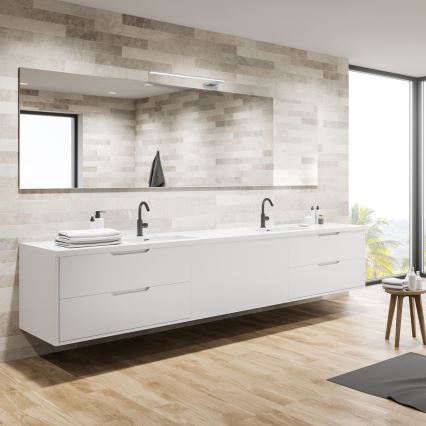 LED badrumsvägglampa SHINE LED/11W/230V 45 cm IP44 blank krom