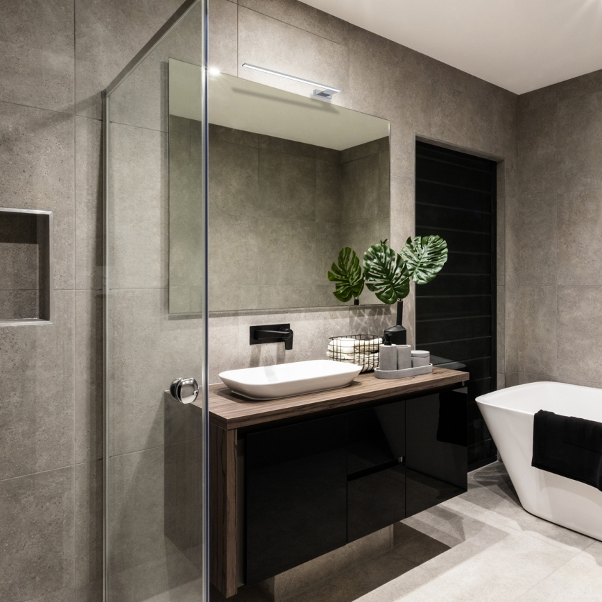 LED badrumsvägglampa SHINE LED/11W/230V 45 cm IP44 blank krom