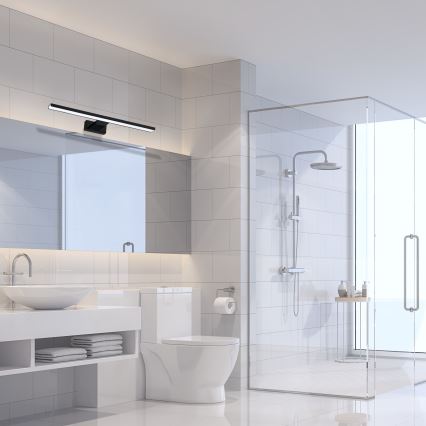 LED badrumsvägglampa SHINE LED/13,8W/230V 60 cm IP44 svart