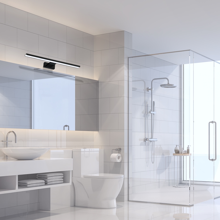 LED badrumsvägglampa SHINE LED/13,8W/230V 60 cm IP44 svart