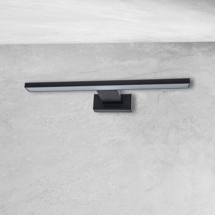 LED-badrumsvägglampa SHINE LED/7W/230V 30 cm IP44 svart