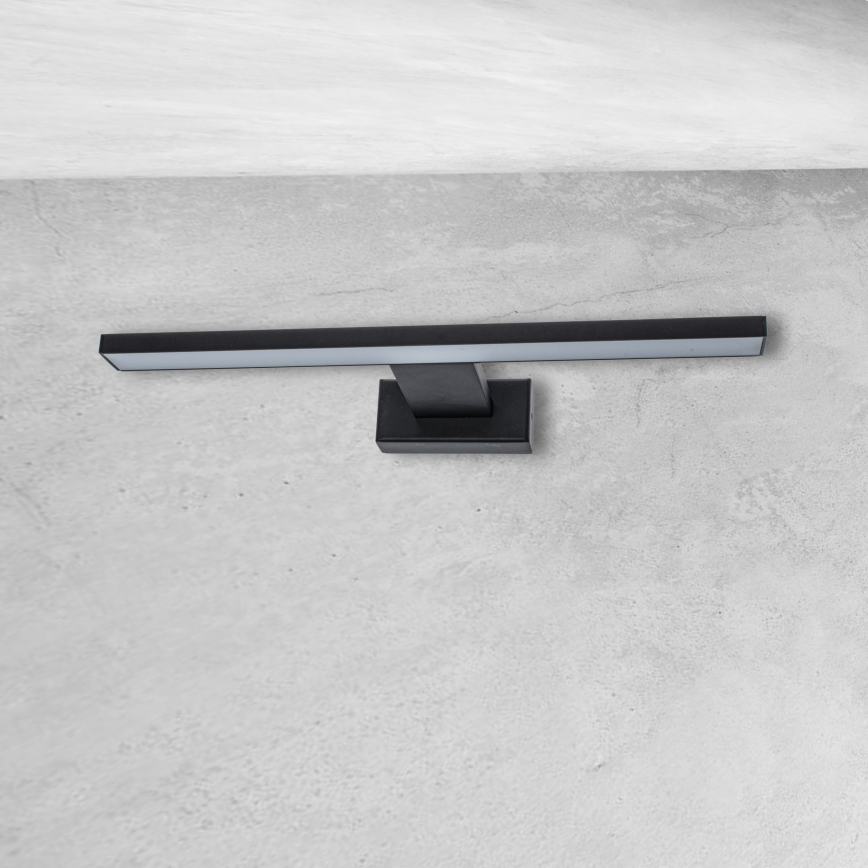 LED-badrumsvägglampa SHINE LED/7W/230V 30 cm IP44 svart