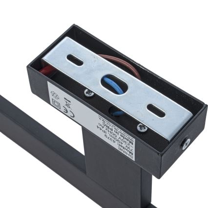 LED badrumsvägglampa SHINE LED/7W/230V 40 cm IP44 svart