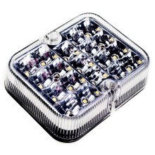 LED Baklykta SINGLE LED/1W/12V IP67 silver