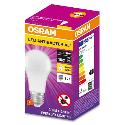 LED Bakteriedödande glödlampa  A100 E27/13W/230V 2700K - Osram