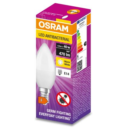 LED Bakteriedödande glödlampa  B40 E14/4,9W/230V 2700K - Osram