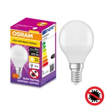LED Bakteriedödande glödlampa  P40 E14/4,9W/230V 2700K - Osram