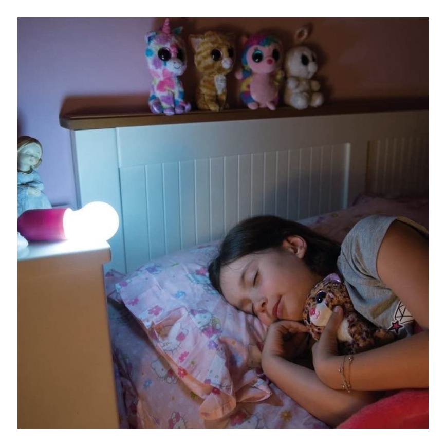 LED bärbar lampa LED/1W/ 3xAAA blå