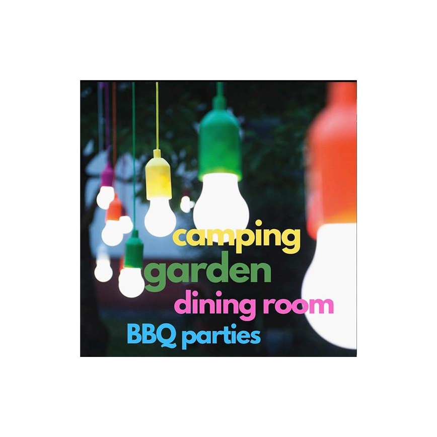 LED bärbar lampa LED/1W/ 3xAAA blå