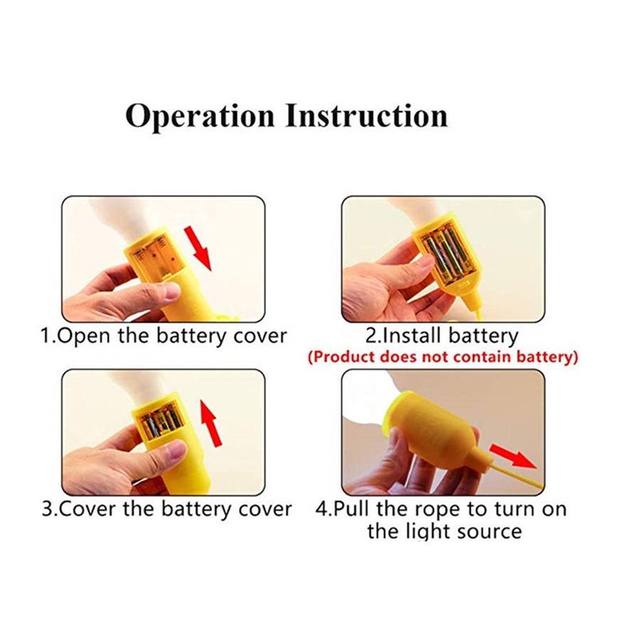LED bärbar lampa LED/1W/ 3xAAA blå