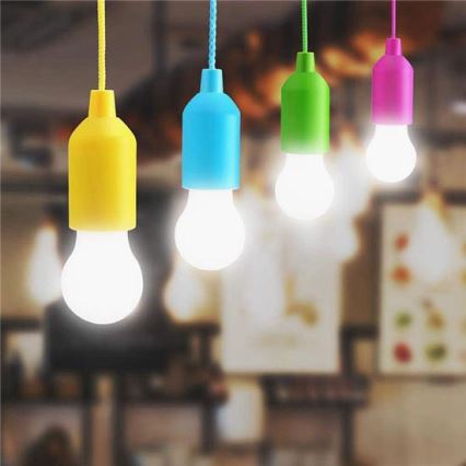 LED bärbar lampa LED/1W/ 3xAAA grön