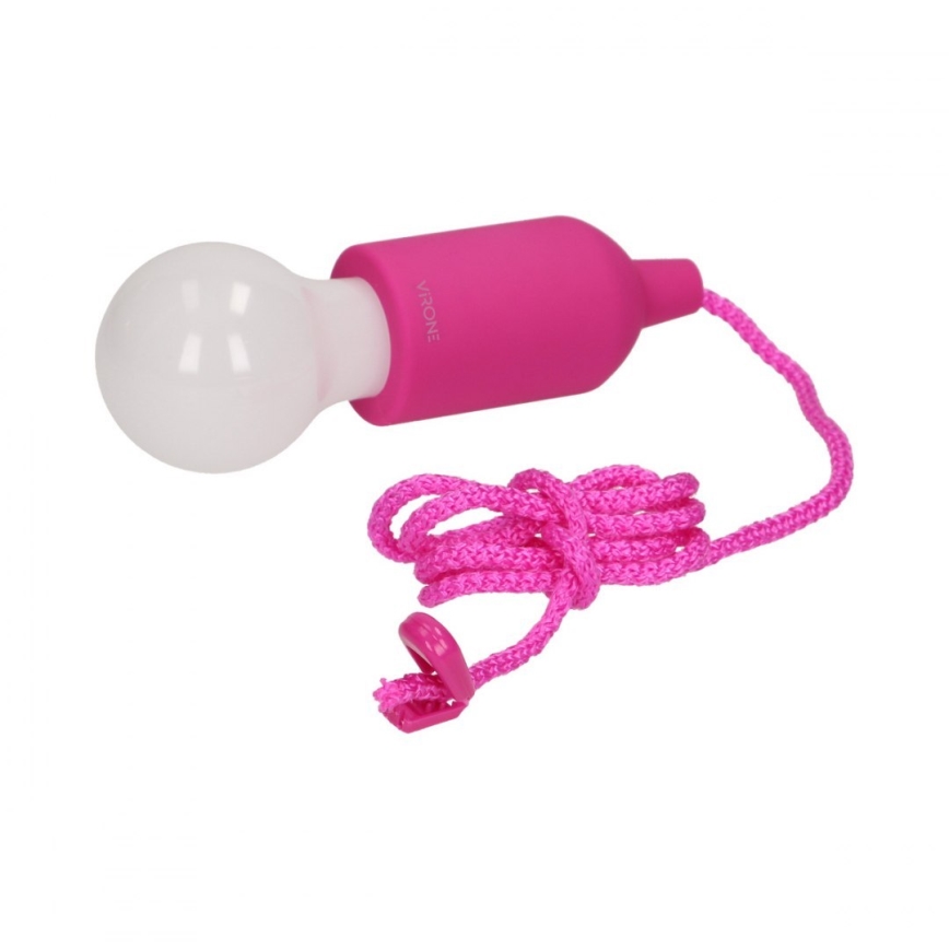 LED bärbar lampa LED/1W/ 3xAAA rosa