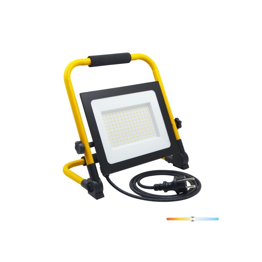 LED bärbar strålkastare TIGRA LED/100W/4000K IP54 svart/gul