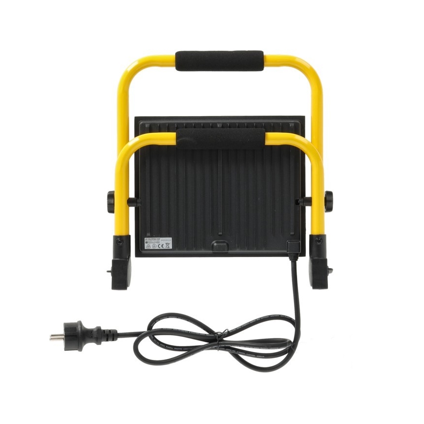 LED bärbar strålkastare TIGRA LED/100W/4000K IP54 svart/gul