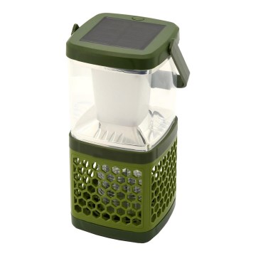 LED Bärbar uppladdningsbar lampa med insektsfångare LED/3W/1800 mAh grön