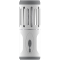LED Bärbar uppladdningsbar lampa med insektsfångare LED/6W/1800 mAh IPX4 vit/grå