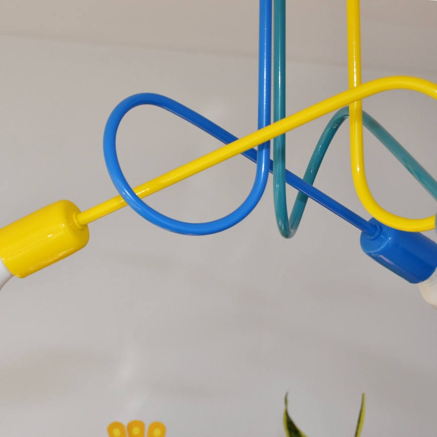 LED Barnlampa takmonterad OXFORD 3xE27/15W/230V