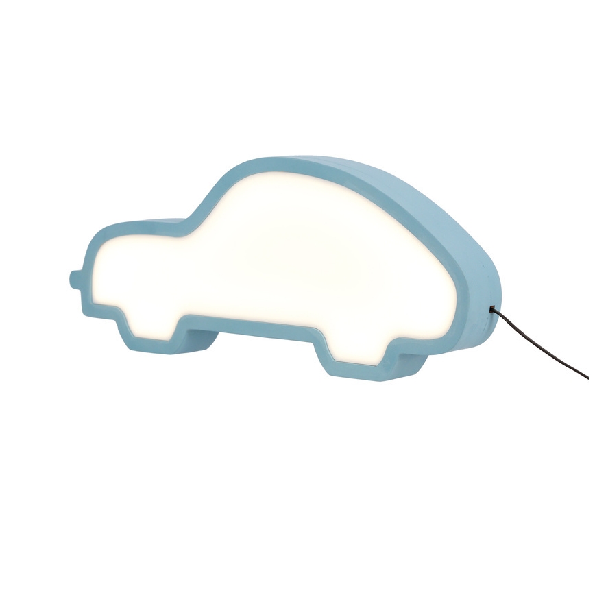 LED barnskrivbordslampa CAR LED/11W/230V blå