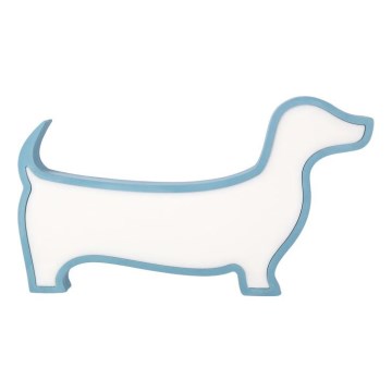 LED barnskrivbordslampa DOG LED/12W/230V blå