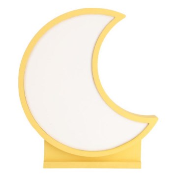 LED barnskrivbordslampa MOON LED/12W/230V gul