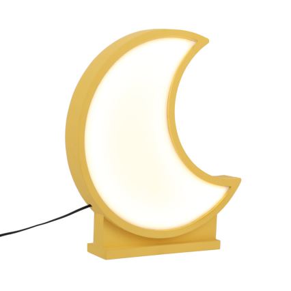 LED barnskrivbordslampa MOON LED/12W/230V gul