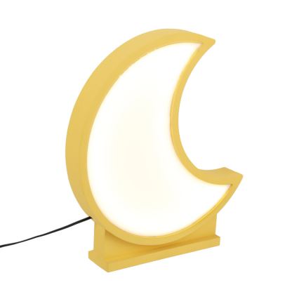 LED barnskrivbordslampa MOON LED/12W/230V gul