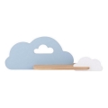 LED Barnvägglampa med hylla CLOUD LED/5W/230V blå/vit,
