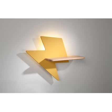 LED Barnvägglampa med hylla LIGHTNING LED/4W/230V,