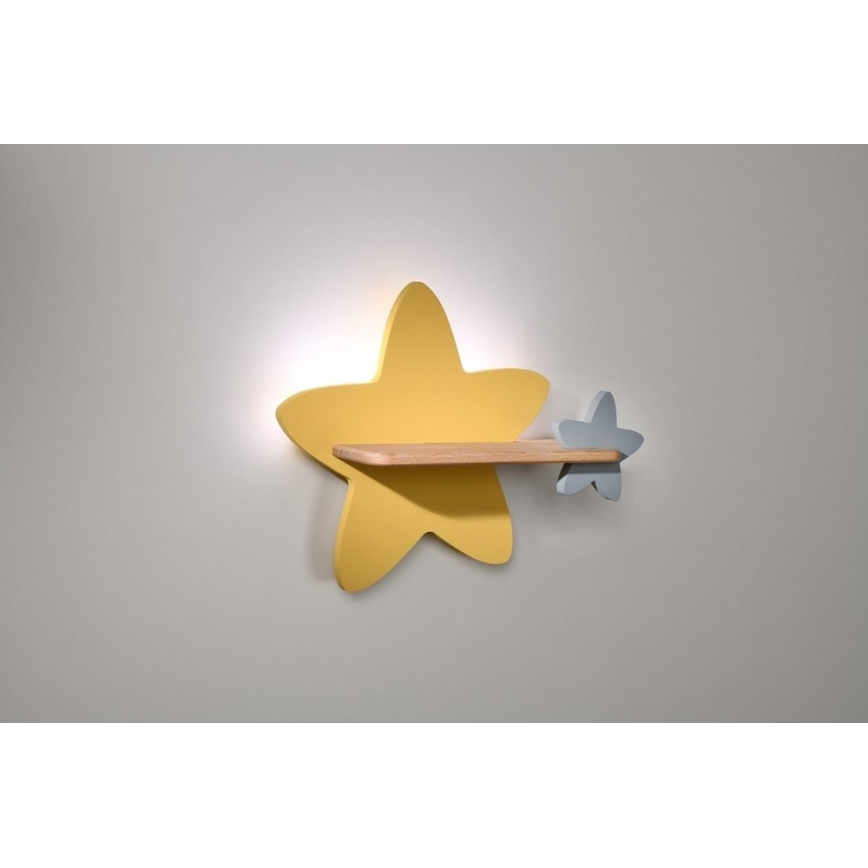 LED Barnvägglampa med hylla STAR LED/5W/230V,
