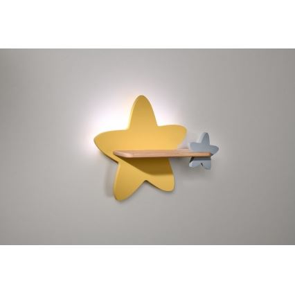 LED Barnvägglampa med hylla STAR LED/5W/230V,