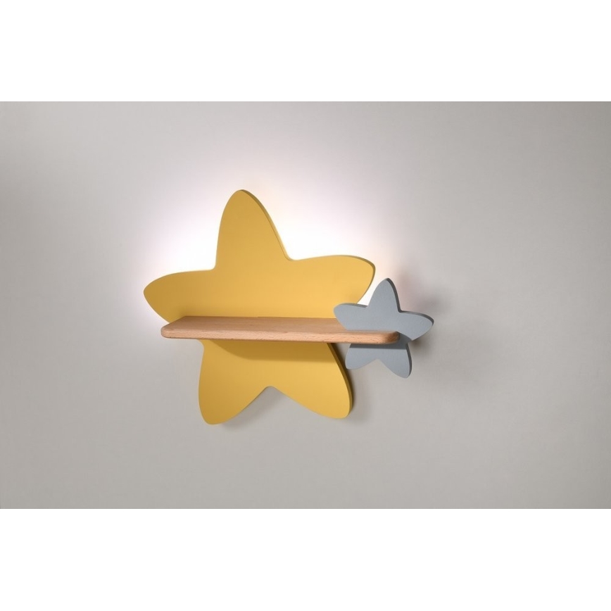 LED Barnvägglampa med hylla STAR LED/5W/230V,