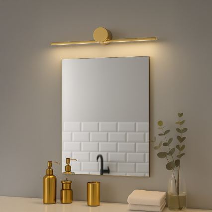 LED-belysning för badrumsspegel ARTIST LED/6W/230V 40 cm IP44 guld