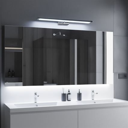 LED-belysning för badrumsspegel KLIMT LED/12W/230V 3000/4000/6000K 60 cm IP44 blank krom