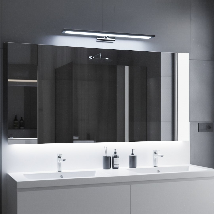 LED-belysning för badrumsspegel KLIMT LED/12W/230V 3000/4000/6000K 60 cm IP44 blank krom