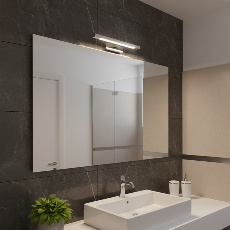 LED-badrumsspegelbelysning KLIMT LED/8W/230V 3000/4000/6000K 40 cm IP44 polerad krom