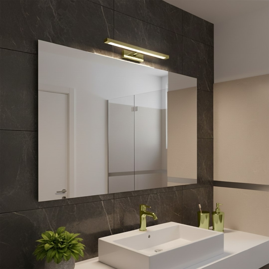 LED-belysning för badrumsspegel KLIMT LED/8W/230V 3000/4000/6000K 40 cm IP44 guld