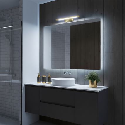 LED-belysning för badrumsspegel KLIMT LED/8W/230V 3000/4000/6000K 40 cm IP44 guld