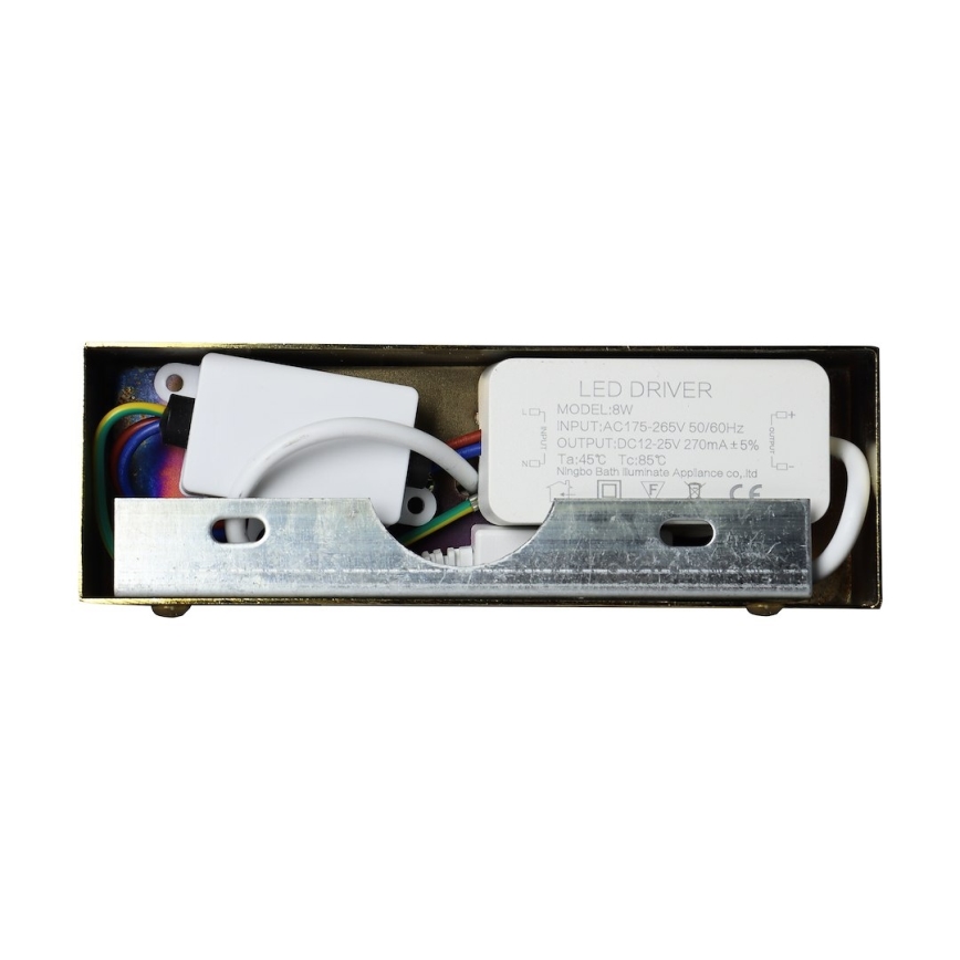 LED-belysning för badrumsspegel KLIMT LED/8W/230V 3000/4000/6000K 40 cm IP44 guld