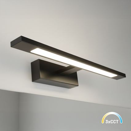 LED-belysning för badrumsspegel KLIMT LED/8W/230V 3000/4000/6000K 40 cm IP44 svart
