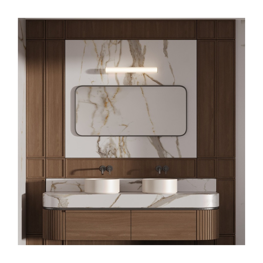 LED-spegelbelysning för badrum LINEA LED/12W/230V 3000/4000/6000K IP44 61 cm mattkrom